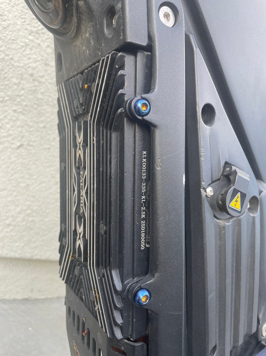 All E-moto controller mount titanium(4pc)