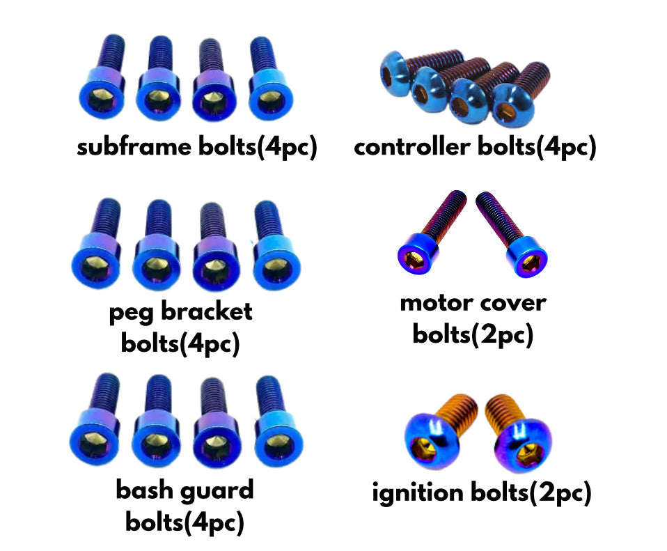 Surron LBX titanium kit