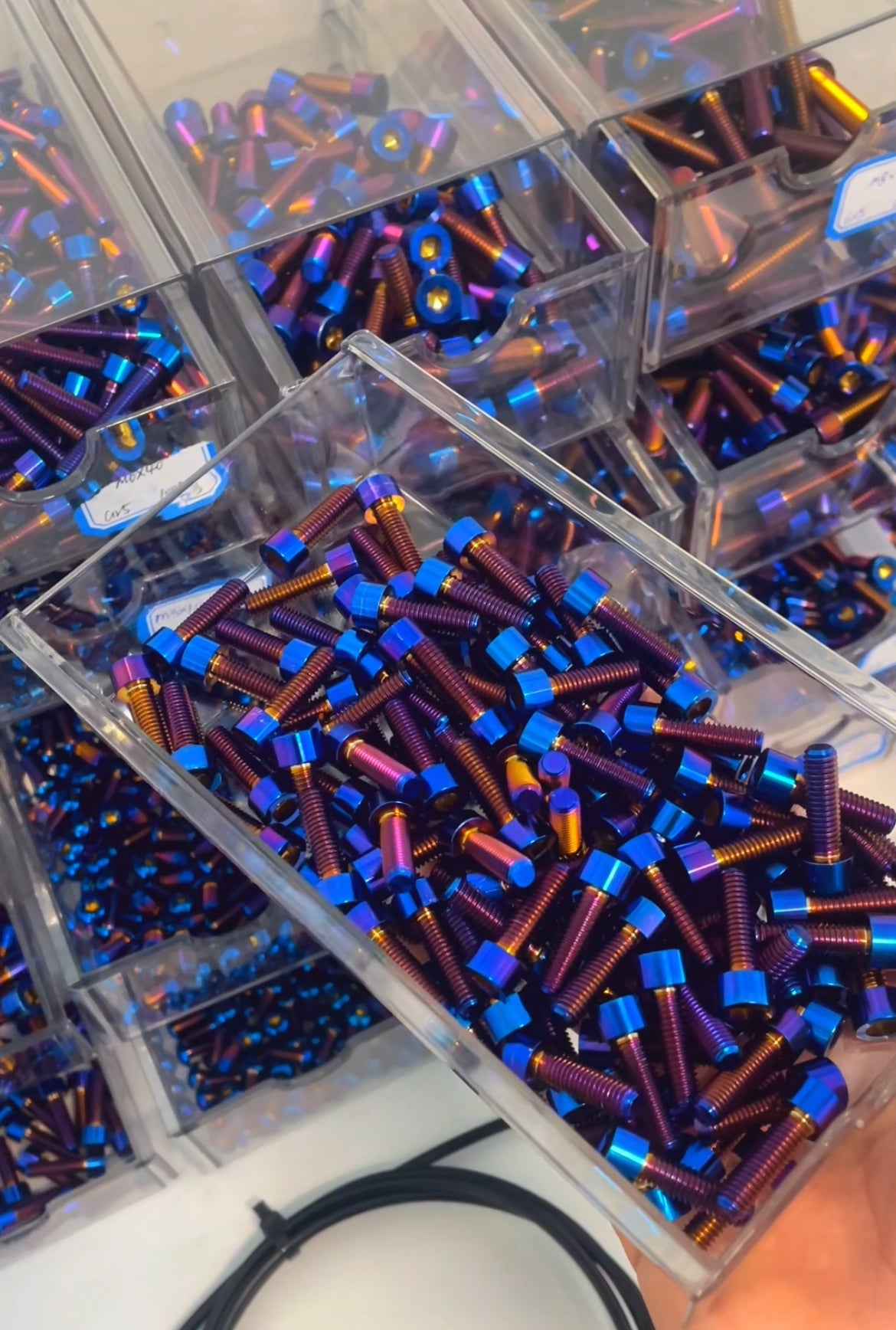 Scrambler titanium bolt kit