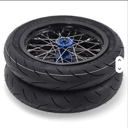 MotoTec Super-Moto Wheel Set